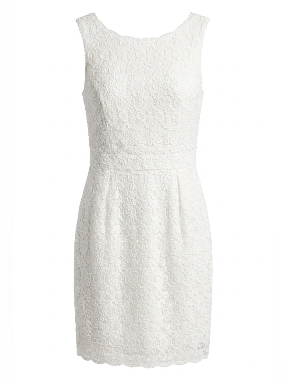 Shoshanna Lace Overlay Dress